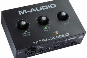 M-Audio M-Track Solo — профессиональный звуковой интерфейс всего за $50