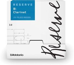 D`ADDARIO DCR0130-B25 Reserve Bb Clarinet #3.0 - 25 Box