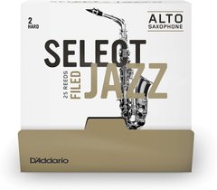 D`ADDARIO RSF01ASX2H-B25 Select Jazz - Alto Sax Filed 2H - 25 Box