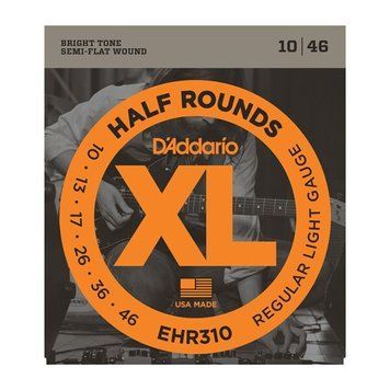 D`ADDARIO EHR310 XL HALF ROUNDS REGULAR LIGHT 10-46