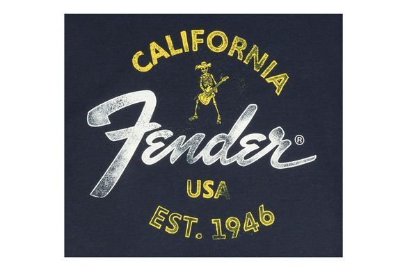 Футболка FENDER T-SHIRT BAJA BLUE