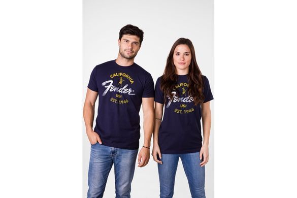 Футболка FENDER T-SHIRT BAJA BLUE