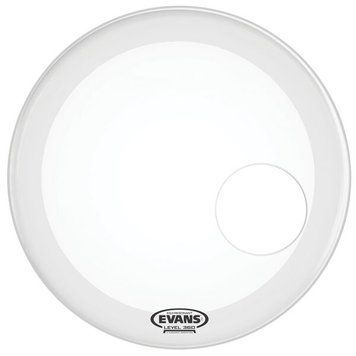 EVANS BD22RSW 22" EQ3 RESO SMOOTH WHITE