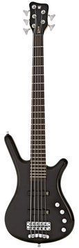 WARWICK ROCKBASS CORVETTE BASIC, 5-STRING (NIRVANA BLACK TRANSPARENT SATIN)