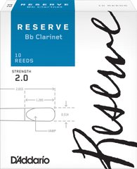 D`ADDARIO DCR1020 Reserve Bb Clarinet #2.0 - 10 Box