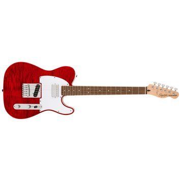 Електрогітара SQUIER by FENDER AFFINITY SERIES TELECASTER FLAME MAPLE TOP CRIMSON RED TRANSPARENT