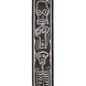 D'ADDARIO JOE SATRANI WOVEN GUITAR STRAP (Skull N Bones)