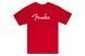 Футболка FENDER T-SHIRT SPAGHETTI LOGO DAKOTA RED