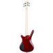 WARWICK ROCKBASS CORVETTE BASIC, 4-STRING (BURGUNDY RED TRANSPARENT SATIN)
