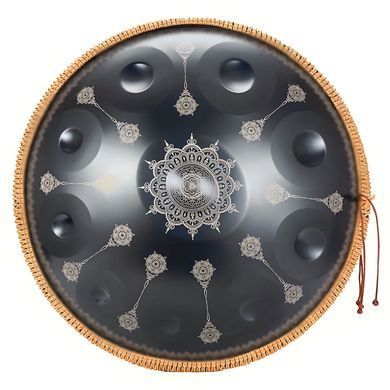 FZONE HP22I10N-Mandala Black - Handpan Drum 22"