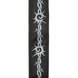 D'ADDARIO PLANET LOCK GUITAR STRAP (BARBED WIRE)