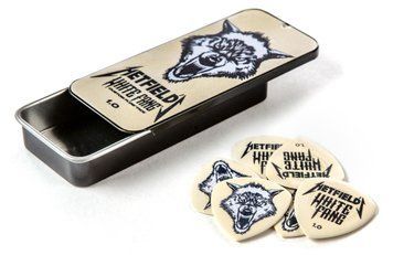 DUNLOP HETFIELD'S WHITE FANG CUSTOM FLOW PICK TIN 1.0MM