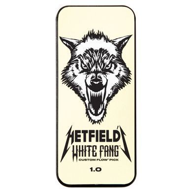 DUNLOP HETFIELD'S WHITE FANG CUSTOM FLOW PICK TIN 1.0MM