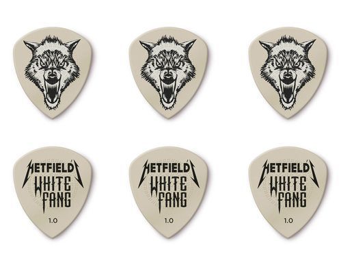 DUNLOP HETFIELD'S WHITE FANG CUSTOM FLOW PICK TIN 1.0MM
