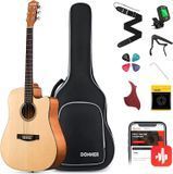 Donner Music DAD-140C 41 Inch Acoustic Guitar EC1250