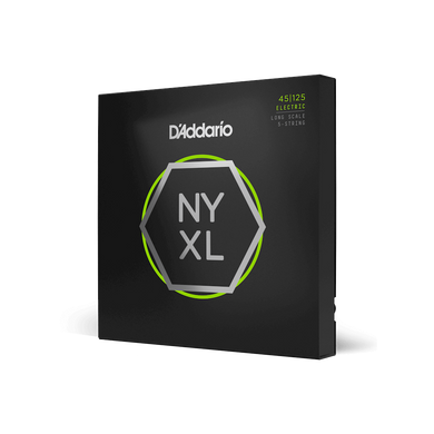 D'ADDARIO NYXL45125 NYXL BASS LIGHT TOP / MEDIUM BOTTOM 5-STRING (45-125)
