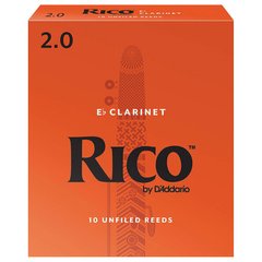D`ADDARIO RBA1020 Rico - Eb Clarinet #2.0 - 10 Box