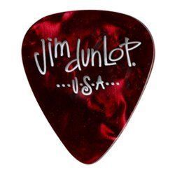 DUNLOP 483P09HV GENUINE CELLULOID RED PEARLOID HEAVY