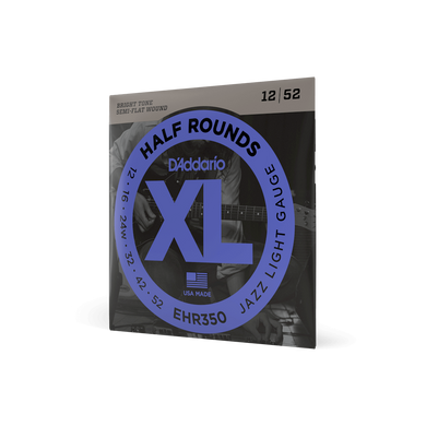 D'ADDARIO EHR350 XL HALF ROUNDS JAZZ LIGHT (12-52)