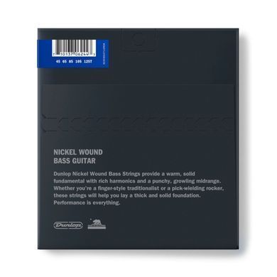 DUNLOP DBN45125T NICKEL PLATED STEEL MEDIUM 5-STRING TAPERED B (45-125)