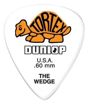 DUNLOP 424P.60 TORTEX WEDGE PLAYER'S PACK 0.60