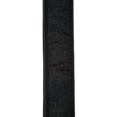D'ADDARIO 50B01 NYLON WOVEN GUITAR STRAP (BLACK SATIN)