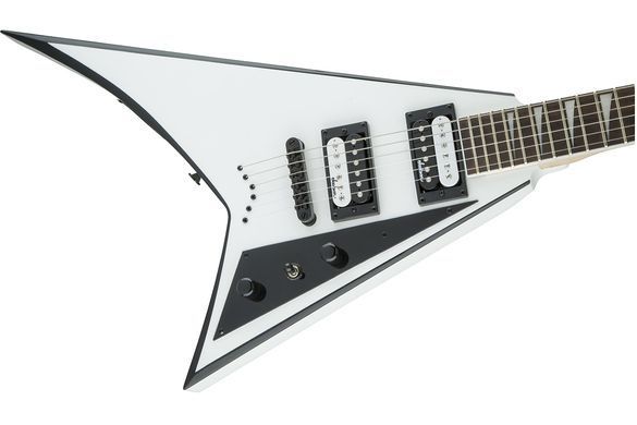 Электрогитара JACKSON JS SERIES RHOADS JS32T WHITE WITH BLACK BEVELS