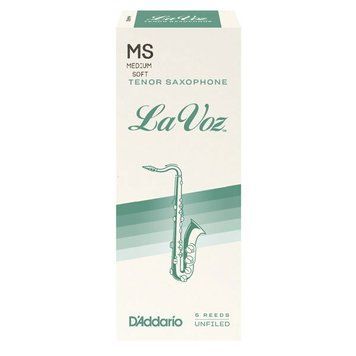 D`ADDARIO RKC05MS La Voz - Tenor Sax Medium Soft - 5 Box