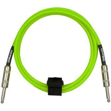 DIMARZIO EP1710SS INSTRUMENT CABLE 10ft (NEON GREEN)