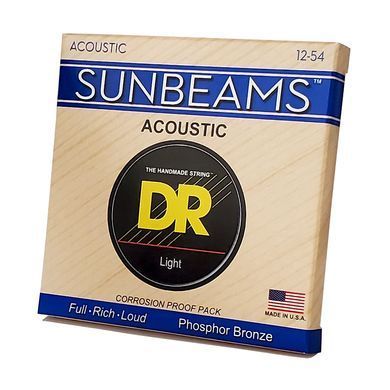 DR Strings SUNBEAM Acoustic Phosphor Bronze - Light (12-54)