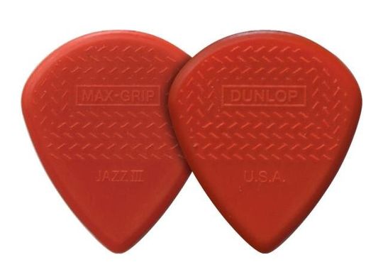 DUNLOP 471P3N MAX GRIP JAZZ III RED NYLON PLAYER'S PACK