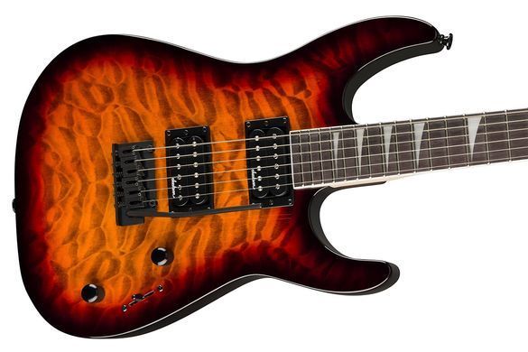 Електрогітара JACKSON JS SERIES DINKY JS20 DKQ 2PT TRANSPARENT TOBACCO BURST