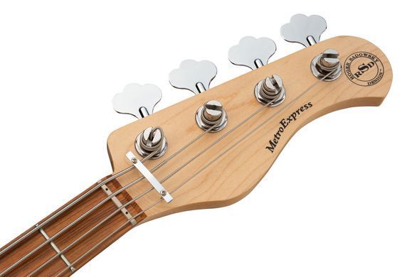 SADOWSKY METROEXPRESS 21-FRET VINTAGE J/J BASS, MORADO, 4-STRING (SOLID SAGE GREEN METALLIC SATIN)