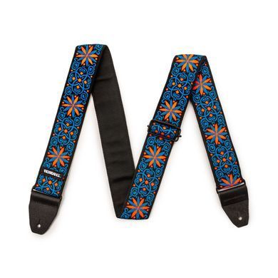 DUNLOP JIMI HENDRIX BLACKLIGHT FILLMORE BLUE STRAP