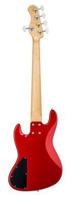 SADOWSKY METROEXPRESS 21-FRET VINTAGE J/J BASS, MAPLE, 5-STRING (CANDY APPLE RED METALLIC)