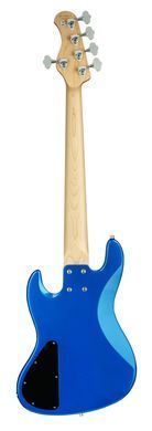 SADOWSKY METROEXPRESS 21-FRET VINTAGE J/J BASS, MAPLE, 5-STRING (OCEAN BLUE METALLIC HIGH POLISH)