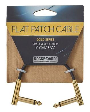 ROCKBOARD RBOCABPC F10 GD GOLD Series Flat Patch Cable
