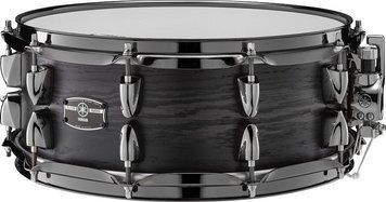 YAMAHA LHS1455 14" Live Custom Hybrid Oak Snare (UZU Charcoal Sunburst)