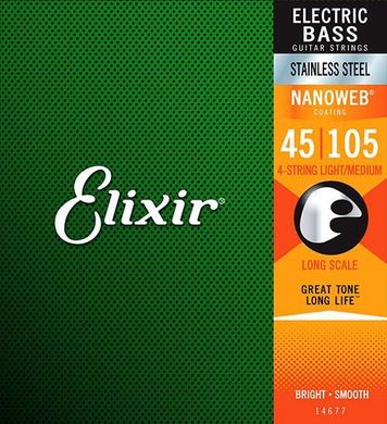 Elixir Bass SS NW 4 L 045  Струны для бас-гитары