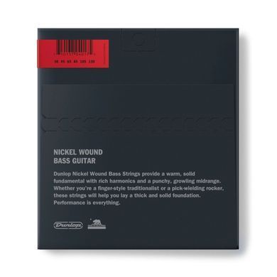 DUNLOP DBN30130 NICKEL WOUND BASS STRINGS 30-130 | 6-STRING