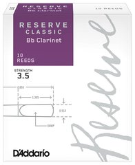 D`ADDARIO DCT1035 Reserve Classic Bb Clarinet #3.5 - 10 Box