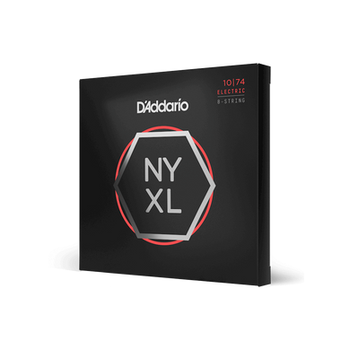 D'ADDARIO NYXL1074 NYXL ELECTRIC LIGHT TOP / HEAVY BOTTOM 8-STRING (10-74)