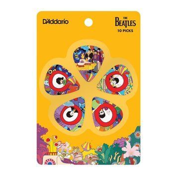 D`ADDARIO 1CWH4-10B7 Yellow Submarine 50th Anniversary Pick Set (Medium)