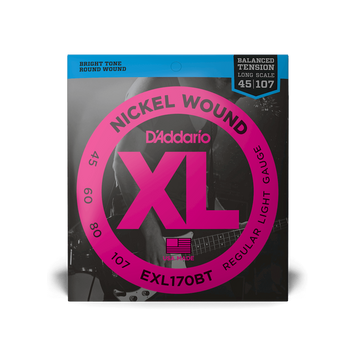 D'ADDARIO EXL170BT XL NICKEL WOUND BALANCED TENSION REGULAR LIGHT (45-107)