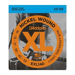 D`ADDARIO EXL140 XL LIGHT TOP / HEAVY BOTTOM (10-52)