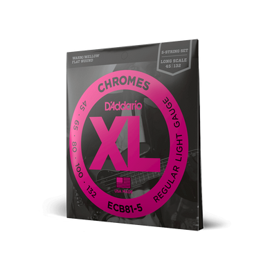 D'ADDARIO ECB81-5 XL CHROMES BASS REGULAR LIGHT 5-STRING (45-132)