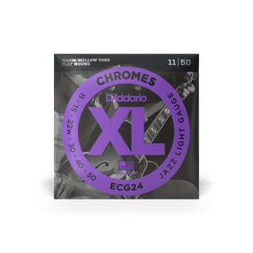 D'ADDARIO ECG24 XL CHROMES JAZZ LIGHT (11-50)
