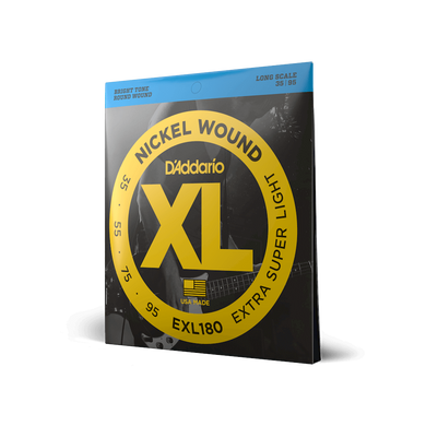 D'ADDARIO EXL180 XL NICKEL WOUND BASS EXTRA SUPER LIGHT (35-95)