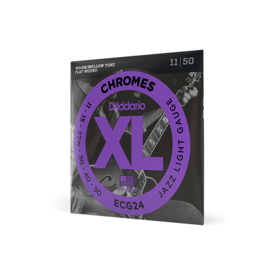 D'ADDARIO ECG24 XL CHROMES JAZZ LIGHT (11-50)
