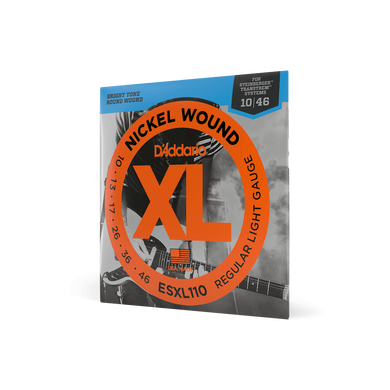 D'ADDARIO ESXL110 XL NICKEl WOUND REGULAR LIGHT DOUBLE BALL END (10-46)
